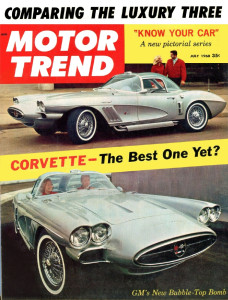 MOTOR TREND 1960 JULY - CORVETTES, 300F, BONNEVILLE